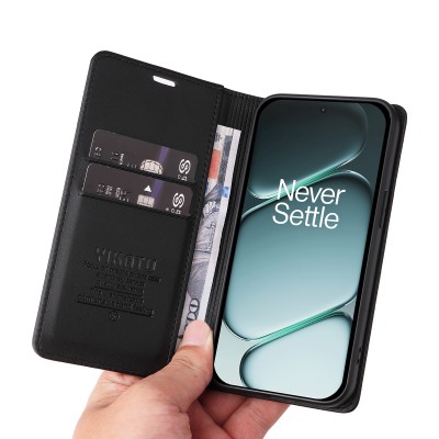 "YIKATU" Split flip book case - black (OnePlus 15R / Ace 6T / Ace 6)