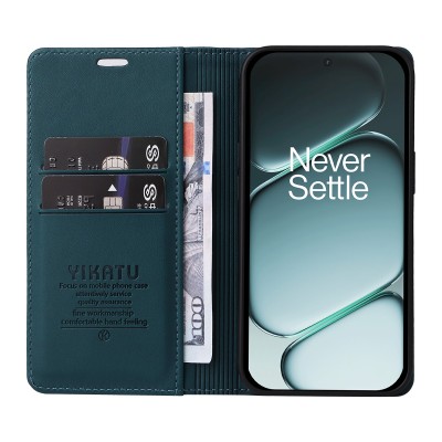 "YIKATU" Split flip book case - green (OnePlus 15R / Ace 6T / Ace 6)