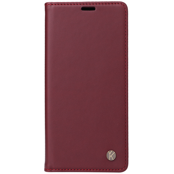"YIKATU" Split flip book case - burgundy (OnePlus 15R / Ace 6T / Ace 6)