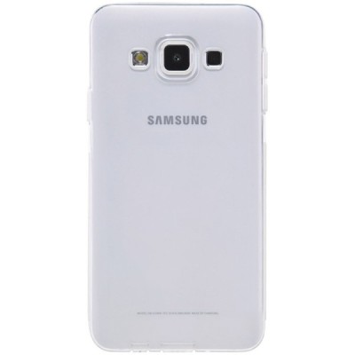 Samsung Galaxy A3 skaidrus (permatomas) kieto silikono TPU ploniausias pasaulyje dėklas / Priedai.lt