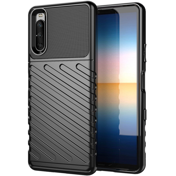 "Mofan" Thunder hard silicone (TPU) case - black (Xperia 10 III)