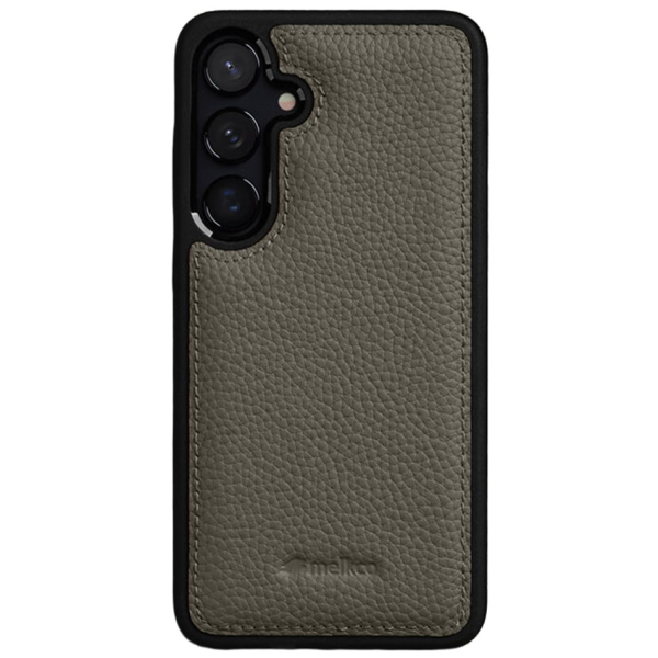 „MELKCO“ Leather dėklas - Grey (Galaxy S25+)