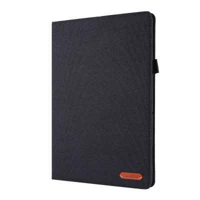 "Fashion" flip textile case - black (Lenovo Tab E10)