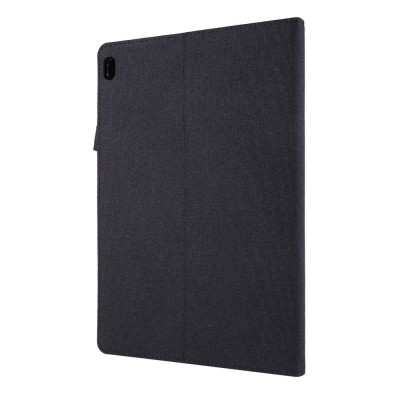 "Fashion" flip textile case - black (Lenovo Tab E10)