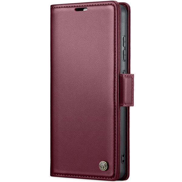 "CaseMe" Leather Flip Case Cover - burgundy (Galaxy S20 FE)