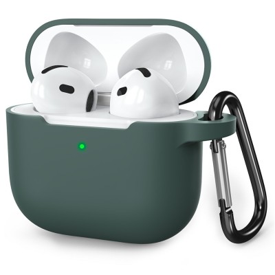 "AHASTYLE" Apple AirPods 4 silicone green earphone case cover | SmartBaltic.com