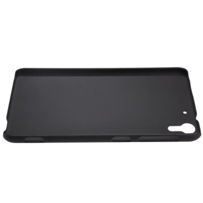 HTC Desire EYE Nillkin Frosted Shield juodas plastikinis dėklas + apsauginė ekrano plėvelė / Priedai.lt