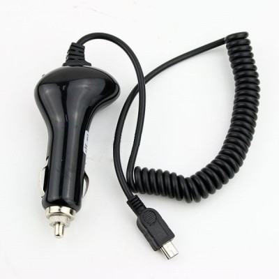 „Bullet“ automobilinis įkroviklis su integruotu micro USB laidu (2 A) / Priedai.lt