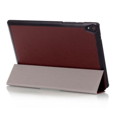 HTC Nexus 9 atverčiamas rudas odinis dėklas (sulankstomas) / Priedai.lt
