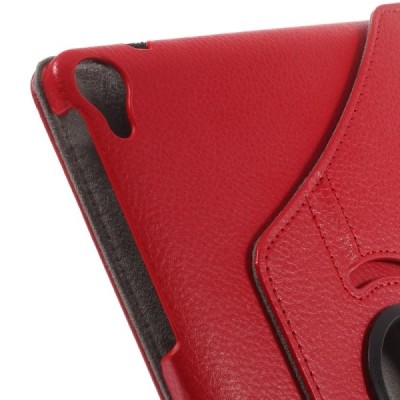 HTC Nexus 9 atverčiamas, sukamas 360 laipsnių, raudonas odinis dėklas - stovas / Priedai.lt