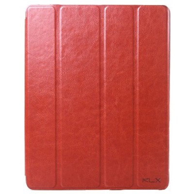 „Kalaideng“ Enland Apple iPad 4 (iPad 3, 2) atverčiamas rudas odinis dėklas / Priedai.lt