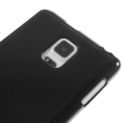 Samsung Galaxy Note Edge juodas Mercury kieto silikono (TPU) dėklas / Priedai.lt
