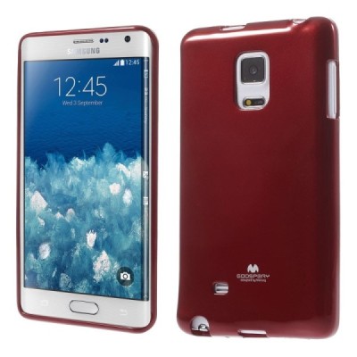 Samsung Galaxy Note Edge raudonas Mercury kieto silikono (TPU) dėklas / Priedai.lt