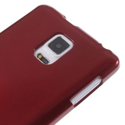 Samsung Galaxy Note Edge raudonas Mercury kieto silikono (TPU) dėklas / Priedai.lt