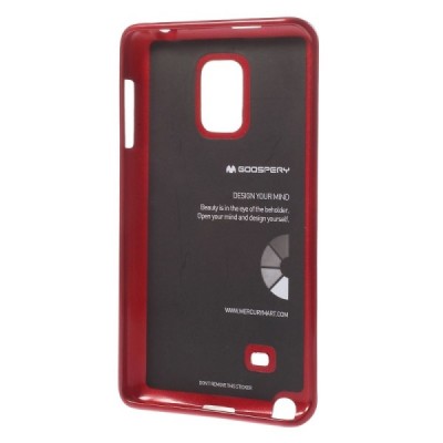 Samsung Galaxy Note Edge raudonas Mercury kieto silikono (TPU) dėklas / Priedai.lt