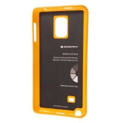 Samsung Galaxy Note Edge geltonas Mercury kieto silikono (TPU) dėklas / Priedai.lt