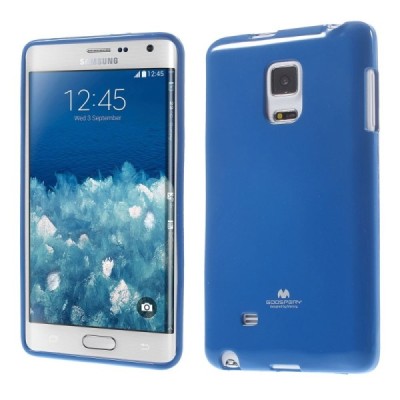 Samsung Galaxy Note Edge mėlynas Mercury kieto silikono (TPU) dėklas / Priedai.lt