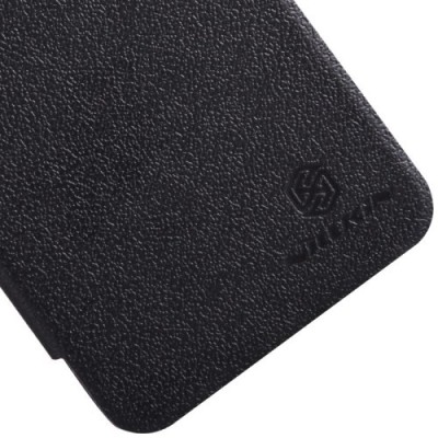 Huawei Ascend G630 juodas odinis atverčiamas Nillkin Fresh dėklas / Priedai.lt