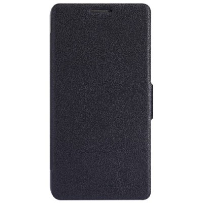 Huawei Ascend G620 juodas odinis atverčiamas Nillkin Fresh dėklas / Priedai.lt