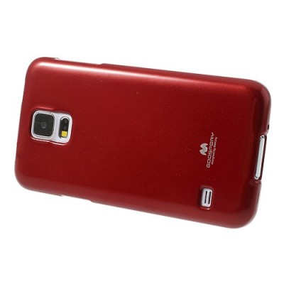 Samsung Galaxy S5 (S5 Neo) raudonas Mercury kieto silikono (TPU) dėklas / Priedai.lt