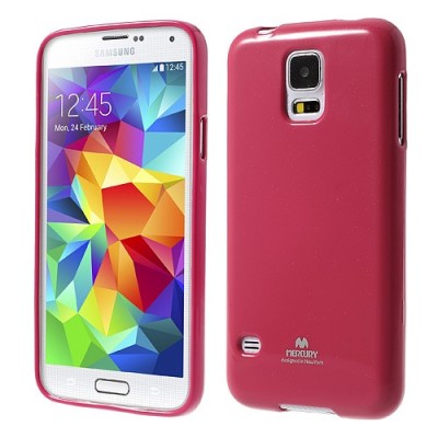 Samsung Galaxy S5 (S5 Neo) rožinis Mercury kieto silikono (TPU) dėklas / Priedai.lt