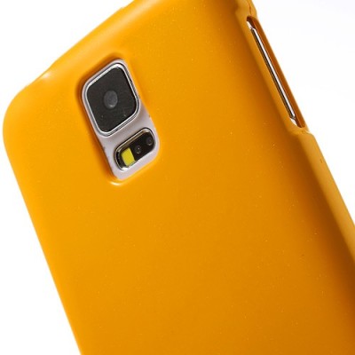 Samsung Galaxy S5 (S5 Neo) geltonas Mercury kieto silikono (TPU) dėklas / Priedai.lt