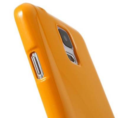 Samsung Galaxy S5 (S5 Neo) geltonas Mercury kieto silikono (TPU) dėklas / Priedai.lt
