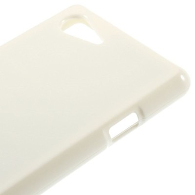 Sony Xperia E3 baltas Mercury kieto silikono (TPU) dėklas / Priedai.lt