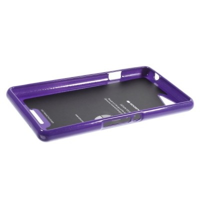 Sony Xperia E3 violetinis Mercury kieto silikono (TPU) dėklas / Priedai.lt