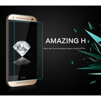 HTC One mini 2 „Nillkin“ H Tempered Glass sustiprintos apsaugos apsauginis ekrano stiklas 0.33 mm / Priedai.lt