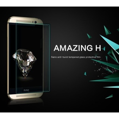 HTC One M8 / M8s „Nillkin“ H Tempered Glass sustiprintos apsaugos apsauginis ekrano stiklas 0.33 mm / Priedai.lt