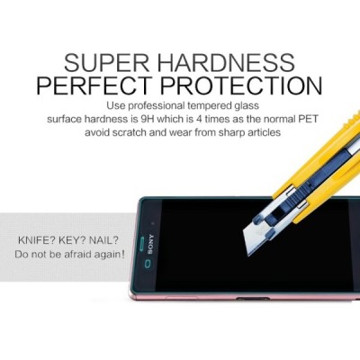 Sony Xperia Z3 „Nillkin“ H+ Pro Tempered Glass sustiprintos apsaugos apsauginis ekrano stiklas 0.33 mm / Priedai.lt