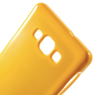 Samsung Galaxy A7 geltonas Mercury kieto silikono (TPU) dėklas / Priedai.lt