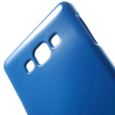 Samsung Galaxy A7 mėlynas Mercury kieto silikono (TPU) dėklas / Priedai.lt