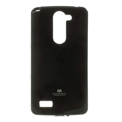 LG L Bello (D331, D335) juodas Mercury kieto silikono (TPU) dėklas / Priedai.lt