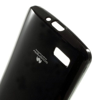 LG L Bello (D331, D335) juodas Mercury kieto silikono (TPU) dėklas / Priedai.lt