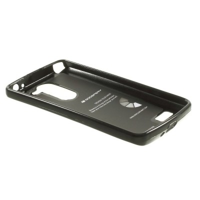 LG L Bello (D331, D335) juodas Mercury kieto silikono (TPU) dėklas / Priedai.lt