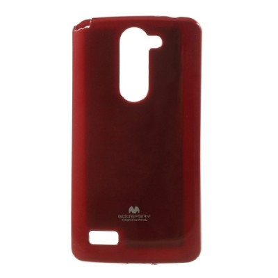 LG L Bello (D331, D335) raudonas Mercury kieto silikono (TPU) dėklas / Priedai.lt