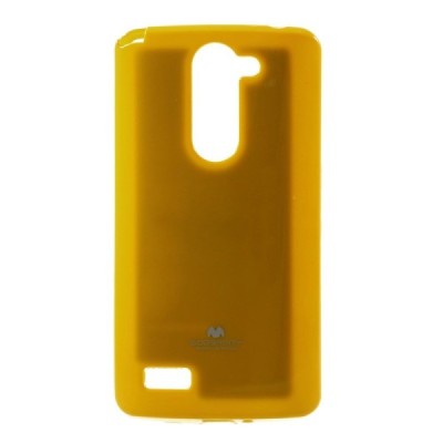 LG L Bello (D331, D335) geltonas Mercury kieto silikono (TPU) dėklas / Priedai.lt
