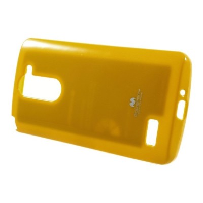 LG L Bello (D331, D335) geltonas Mercury kieto silikono (TPU) dėklas / Priedai.lt