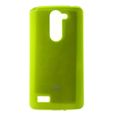 LG L Bello (D331, D335) žalias Mercury kieto silikono (TPU) dėklas / Priedai.lt