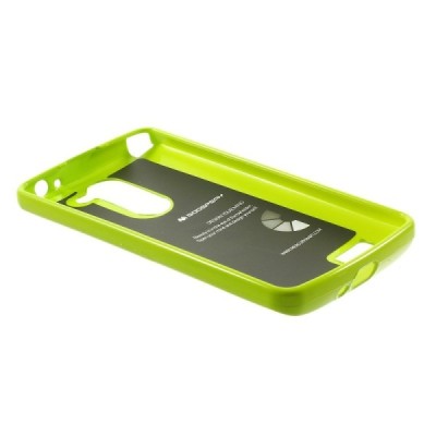 LG L Bello (D331, D335) žalias Mercury kieto silikono (TPU) dėklas / Priedai.lt