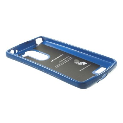 LG L Bello (D331, D335) mėlynas Mercury kieto silikono (TPU) dėklas / Priedai.lt