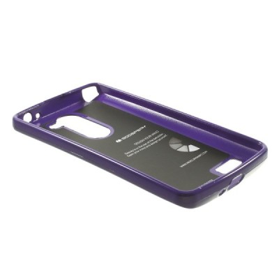 LG L Bello (D331, D335) violetinis Mercury kieto silikono (TPU) dėklas / Priedai.lt