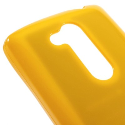 LG L Fino (D290, D295) geltonas Mercury kieto silikono (TPU) dėklas / Priedai.lt