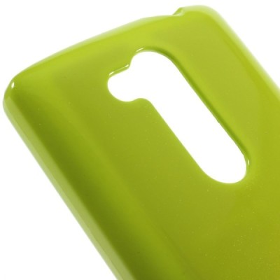 LG L Fino (D290, D295) žalias Mercury kieto silikono (TPU) dėklas / Priedai.lt