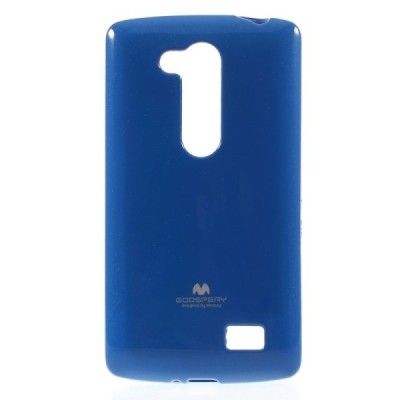 LG L Fino (D290, D295) mėlynas Mercury kieto silikono (TPU) dėklas / Priedai.lt