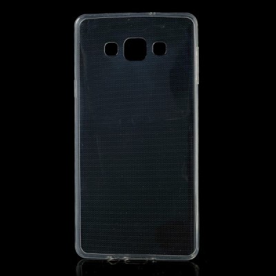 Samsung Galaxy A7 skaidrus (permatomas) kieto silikono TPU ploniausias pasaulyje dėklas / Priedai.lt