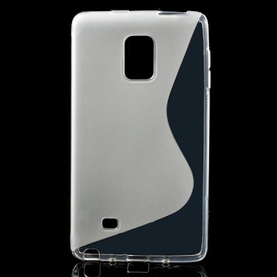 Samsung Galaxy Note Edge skaidrus (permatomas) kieto silikono TPU dėklas - nugarėlė / Priedai.lt