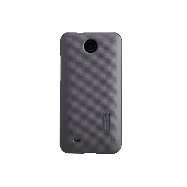 „Nillkin“ Frosted Shield dėklas - juodas + apsauginė ekrano plėvelė (Desire 300)